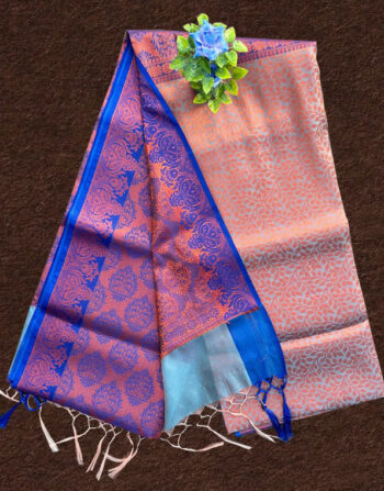 Banarasi Soft Silk - Copper